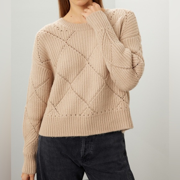 Thakoon | Argyle Pointelle Sweater - Picture 1 of 5